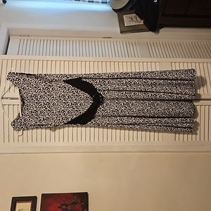 Perceptions Black & White Dress